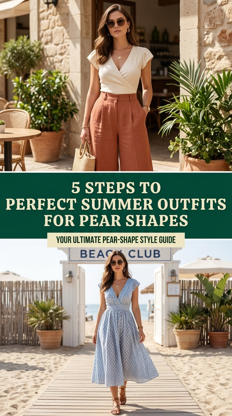 Your Ultimate Summer Style Guide: Flattering Outfits for Curvy Bottoms & Narrow Shoulders